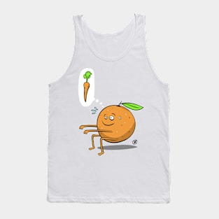 Orange fitness Tank Top